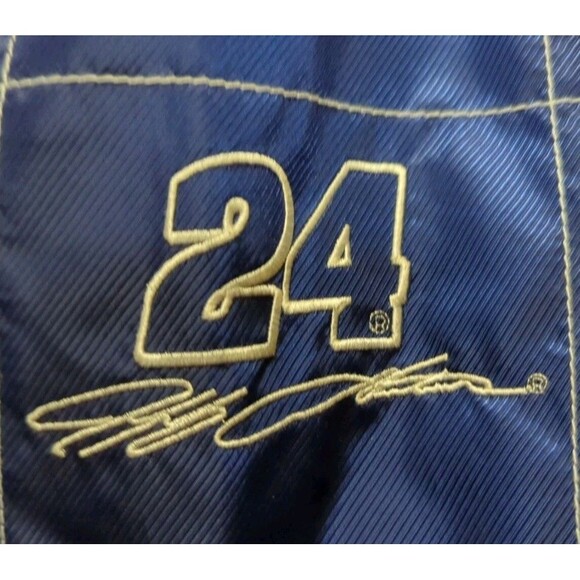 Vintage 90s Chase Authentics Jeff Gordon Dupont #24 NASCAR Jacket Women's Sz L - Picture 6 of 11